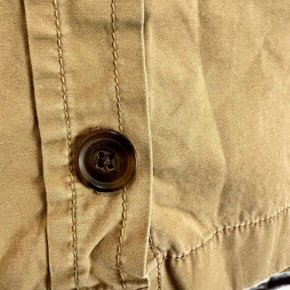 J.CREW Women's Size 4 Beige A-Line Button-Down Skirt Casual - Picture 3 of 6